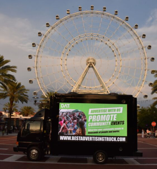 Reach your Targeted Audience with our Mobile Billboard Truck Rental